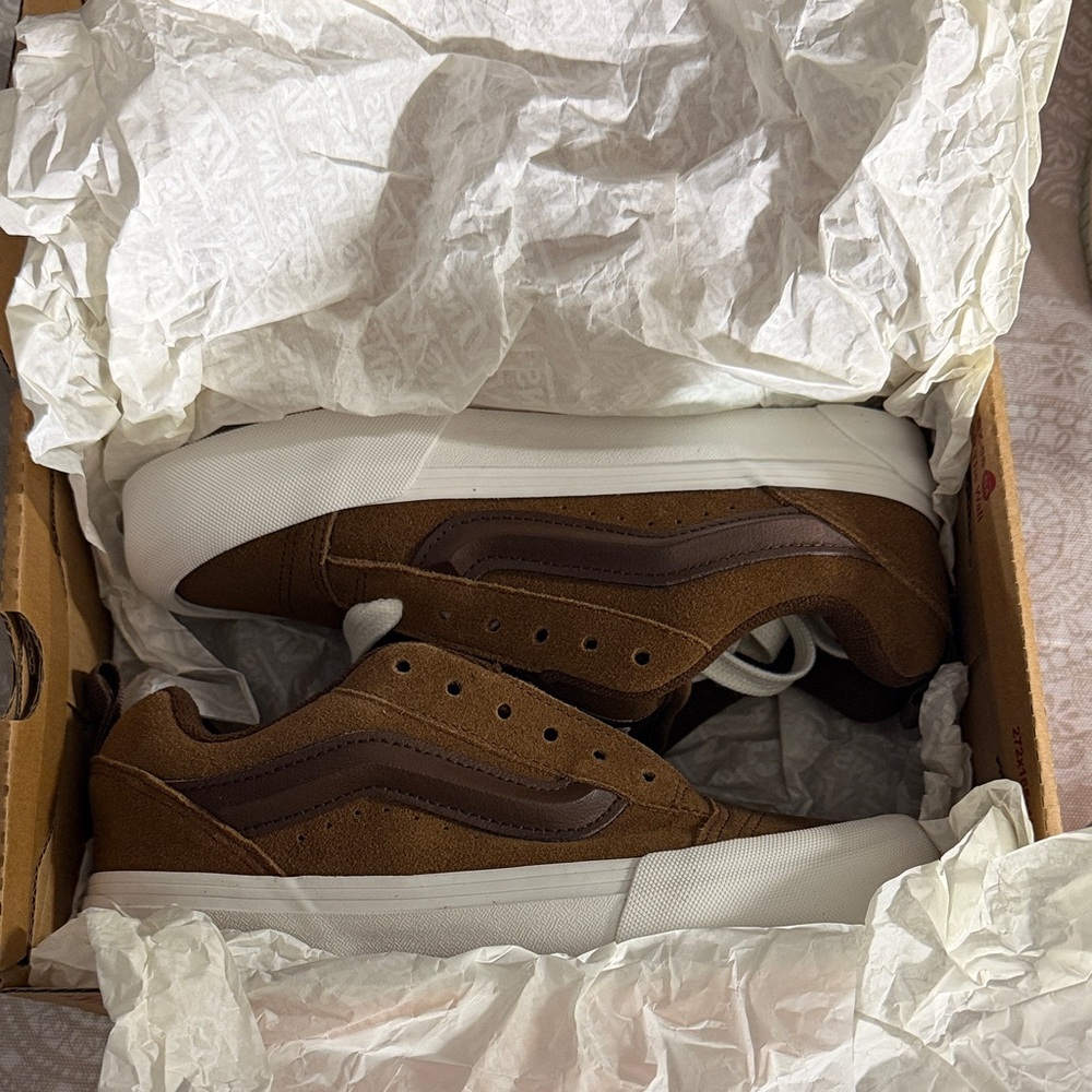 Vans Brown Suede Knu Skool